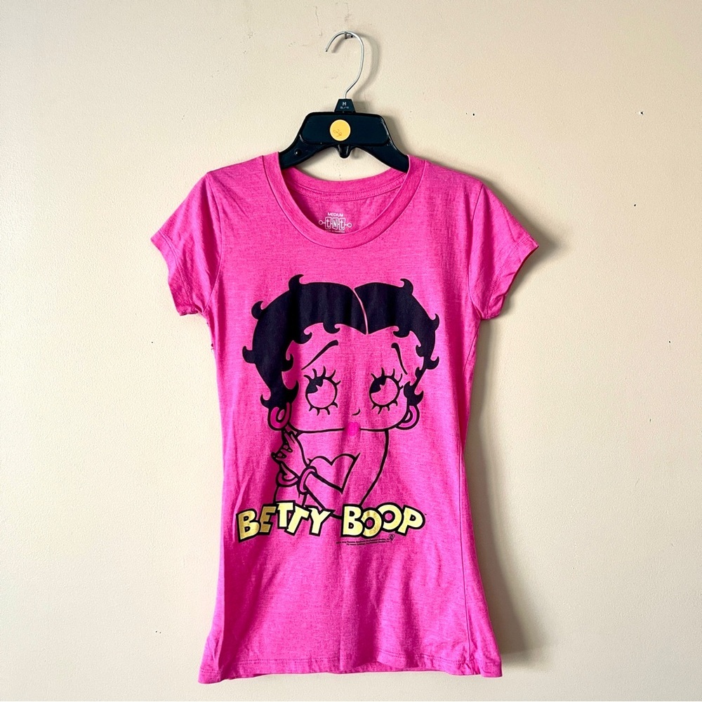 TNT | Pink Betty Boop Fitted Graphic Tee Sz M